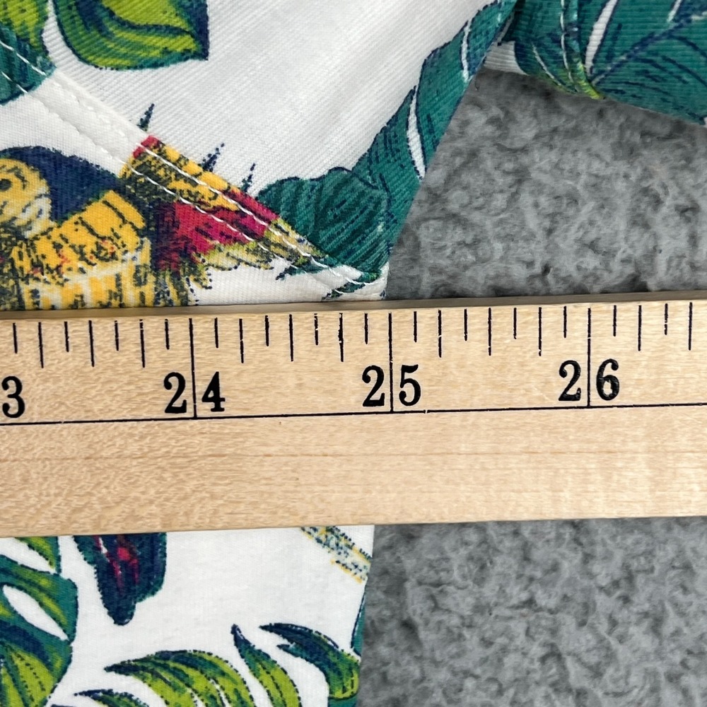 Tommy Bahama Island Zone Hawaiian Shirt Mens XL Parrot Bird Allover Print 37.5 - Picture 10 of 11